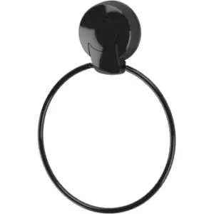 Image of Suctionloc Towel Ring Black