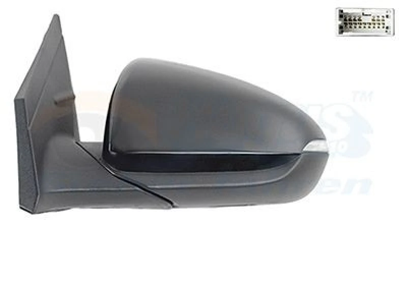 Image of VAN WEZEL Wing mirror VAN WEZEL 8282807