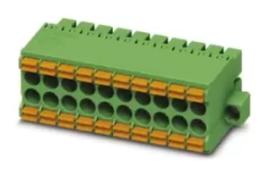 image of Phoenix Contact Dfmc 1,5/15-Stf-3,5 Terminal Block, Pluggable, 15Pos, 16Awg