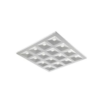 Image of Saxby Deyes - Integrated LED 1 Light Recessed Light Matt White, Clear