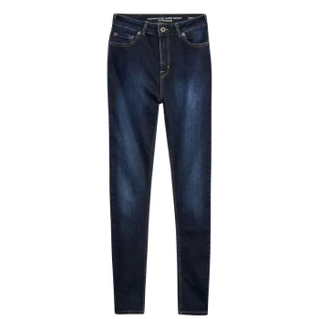 Image of Jack Wills Fernham High Rise Super Skinny Jeans - Dark Indigo
