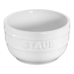 image of Staub Ceramique 2-pcs round Ceramic Ramekin set pure-white