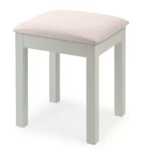 image of Julian Bowen Maine Dressing Stool Dove Grey