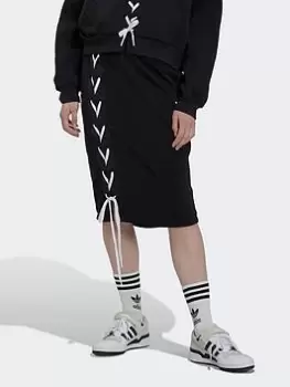 image of adidas Originals Always Original Laced Skirt - Black, Size 32, Women