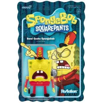 image of Super7 Spongebob Squarepants ReAction Figure - Band Geeks SpongeBob