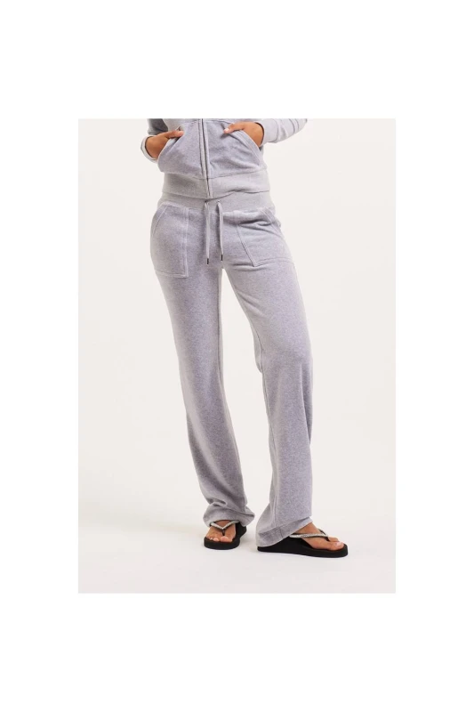 Image of Juicy Couture Womens Del Ray Pant in Silver Size: XL Silver Female XL