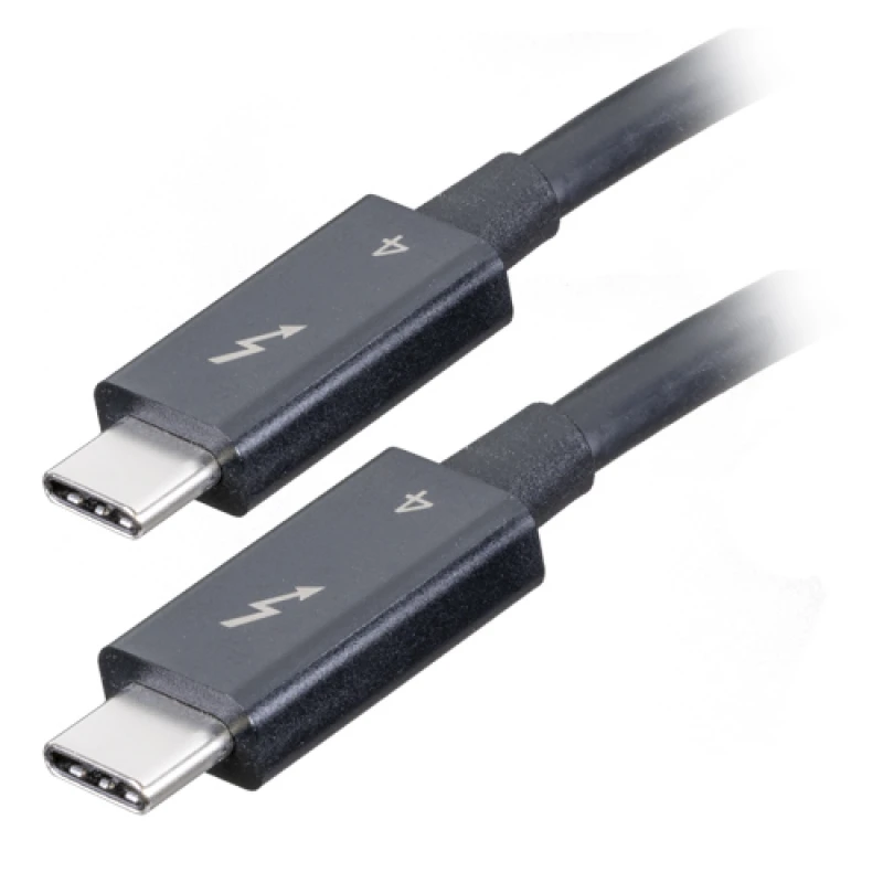 Image of Cablenet 40-4208 Thunderbolt cable 0.7 m 40 Gbit/s Black