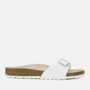 Image of Birkenstock Womens Madrid Slim Fit Single Strap Sandals - White - EU 39/UK 5.5
