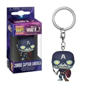 image of Marvel What If...? Pocket POP! Vinyl Keychains 4cm Zombie Captain America Display (12)