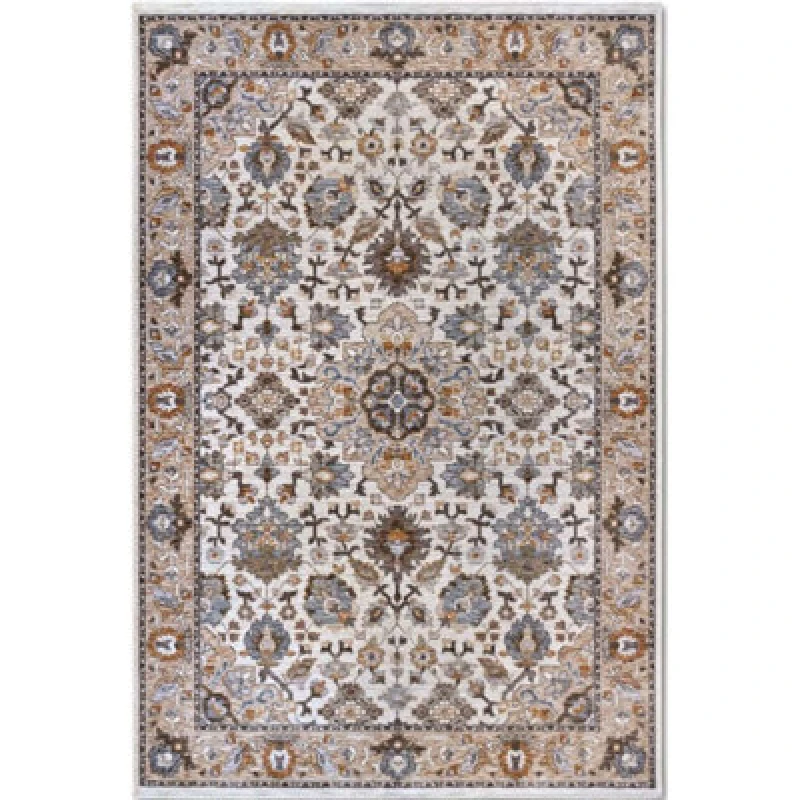 Image of The Rugs Villeroy & Boch 1871 Egon Short Pile Oriental Rug Polyester In Cream