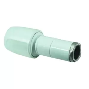 Image of Wavin Hep2O Socket Reducer White 22mm X 15mm Push-Fit Hd2/22W