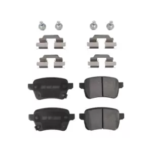 Image of Brake Pad Set 16903 by Febi Bilstein Rear Axle