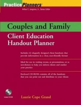 Image of Couples and Family Client Education Handout Planner by Laurie C. Grand Paperback