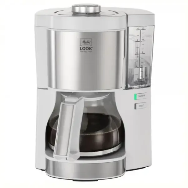 image of Melitta Look V Perfection White 1025-16 Filter Coffee Maker