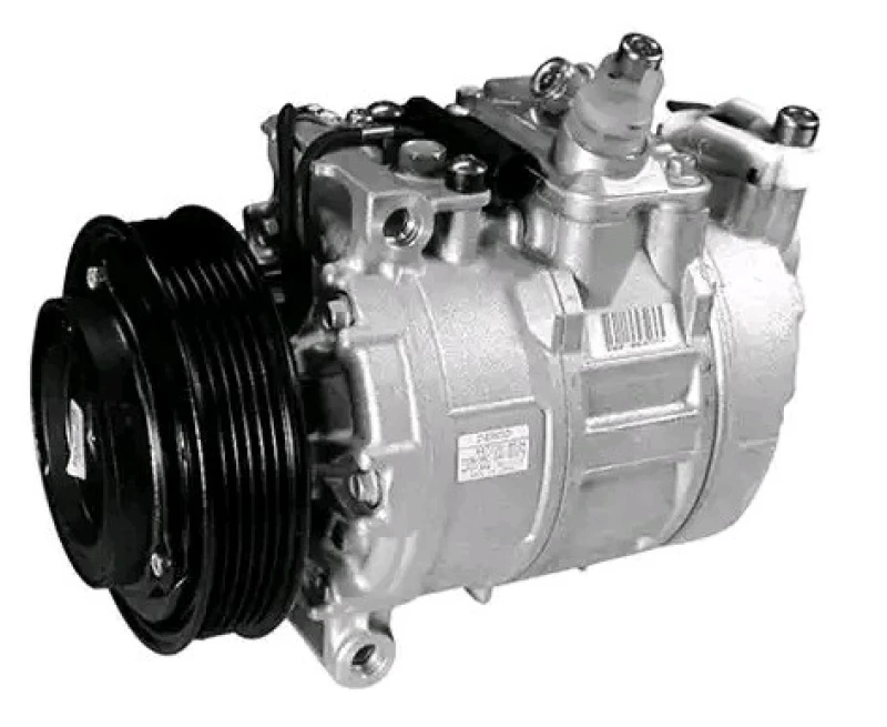Image of NRF 32603 AC Compressor EASY FIT PAG 46, with PAG compressor oil, with gaskets/seals Compressor,air conditioning (447)