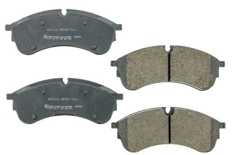 Image of AISIN BPVG-7011 Brake pad set prepared for wear warning indicator Brake Pad Set,disc brake (402)