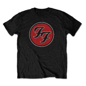 Image of Foo Fighters - FF Logo Unisex Large T-Shirt - Black