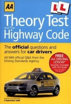 Image of Aa Theory Test and the Highway Code Paperback