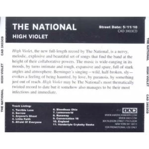 image of The National - High Violet CD