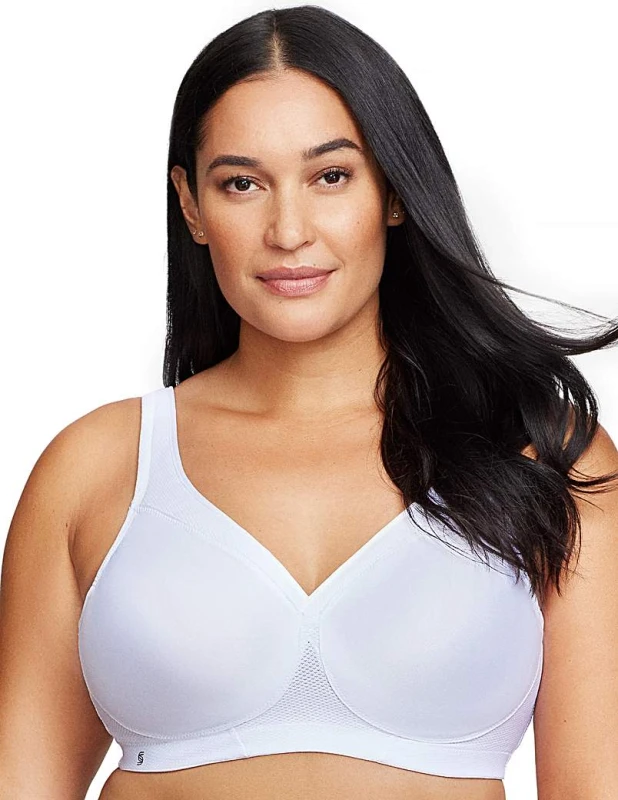 Image of Glamorise Glamorise 1006 Sport Bra White - Glamorise - Size: 46DD White Female 46DD NQ00644