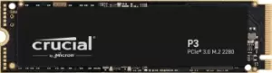 Image of Crucial 2TB P3 M.2 PCIe 3 NVMe Solid State Drive CT2000P3SSD8