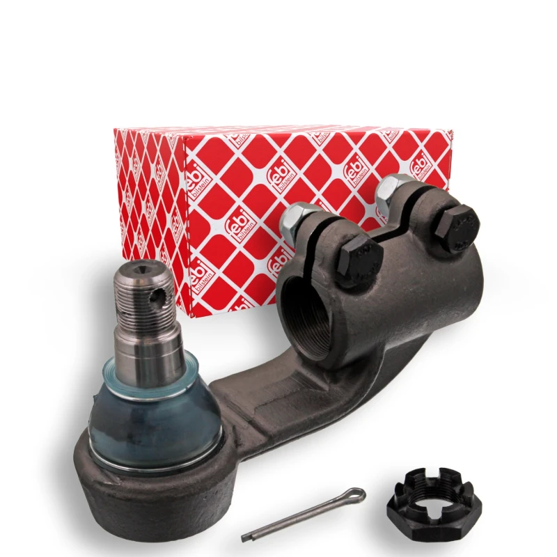 Image of FEBI BILSTEIN 35295 Track rod end ProKit Front Axle Left, with crown nut Tie Rod End (914)