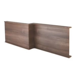 Cooke Lewis Adelphi Walnut effect Natural LH Bath front panel W1690mm - main image