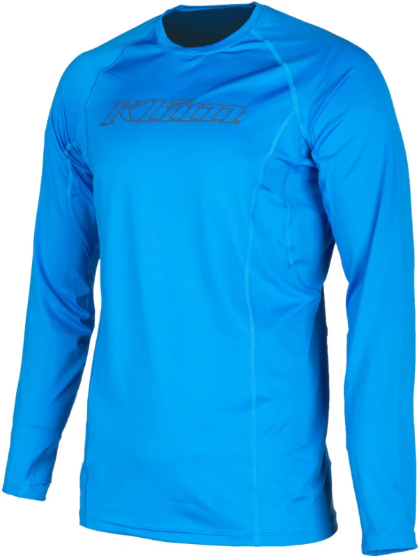 Image of Klim Agressor Shirt 1.0 Electric Blue Lemonade Size S