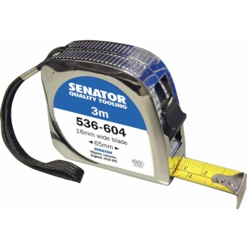 Image of Senator - 3M Locking Tape Rule - Chromed Case