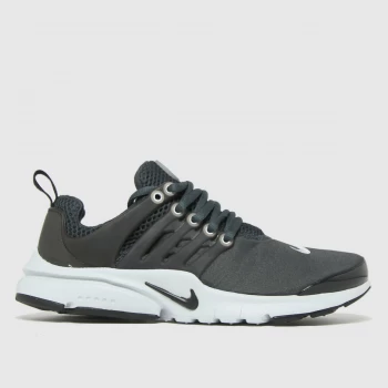 Image of Nike Grey & Black Presto Trainers Youth