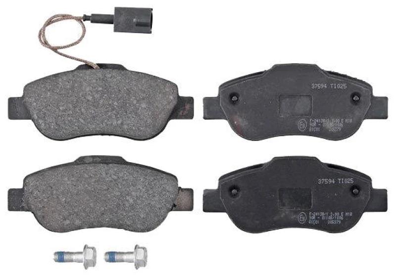 Image of A.B.S. 37594 Brake pad set with integrated wear sensor Brake Pad Set,disc brake (402)