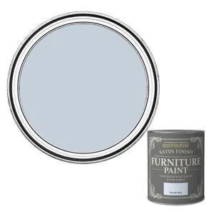Image of Rust-Oleum Powder blue Satin Furniture Paint 750ml