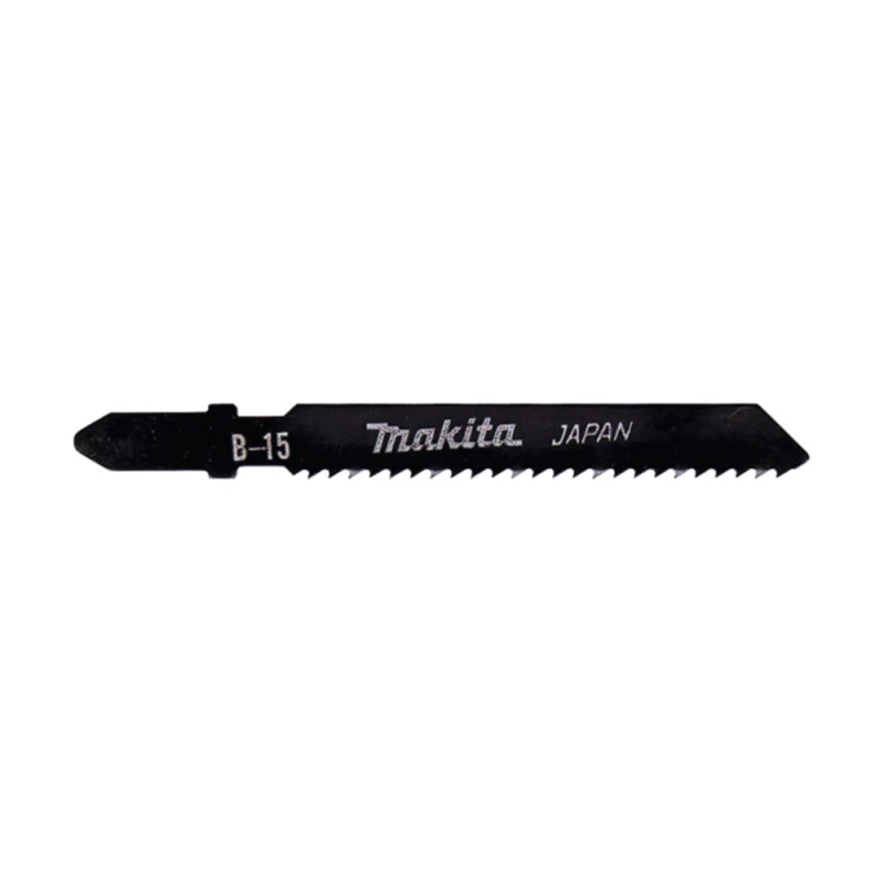 Image of Makita A-85678 B-15 Wood Cutting T Shank Jigsaw Blades Pack of 5 A-85678