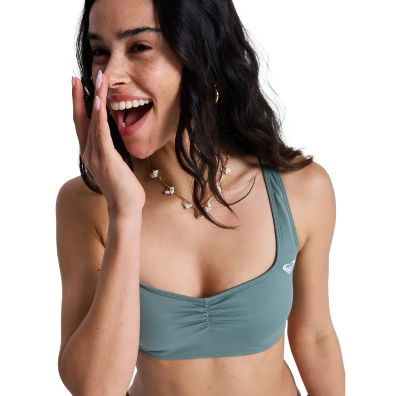 Image of Roxy Womens swimsuit top Roxy Solid Essentials Vert Female S