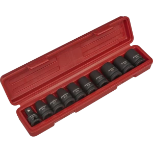 image of Sealey 9 Piece 1/2" Drive Impact Torx Socket Set 1/2"