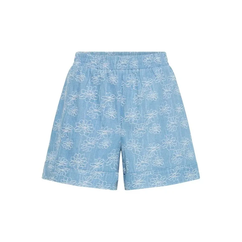 Image of Ichi Womens denim shorts Ichi Odette Bleu Female 34