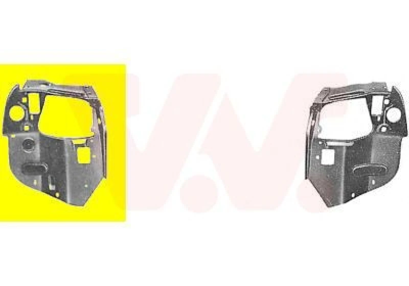 Image of VAN WEZEL Front Cowling VAN WEZEL 4025662