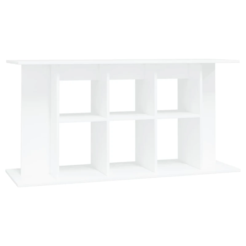 Image of vidaXL Aquarium Stand White 120x40x60cm Engineered Wood, White 833591