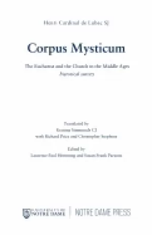 Image of corpus mysticum the eucharist and the church in the middle ages historical