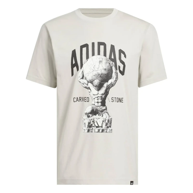 Image of Adidas T-Shirt adidas Rock Camo Sculpture Beige Male XL