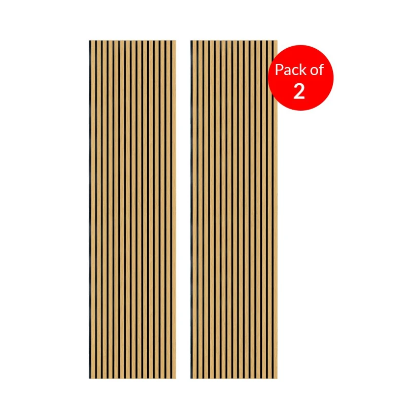 Image of Ener-J Premium Acoustic Wall Panel 2400X605 Pack 2 Assorted