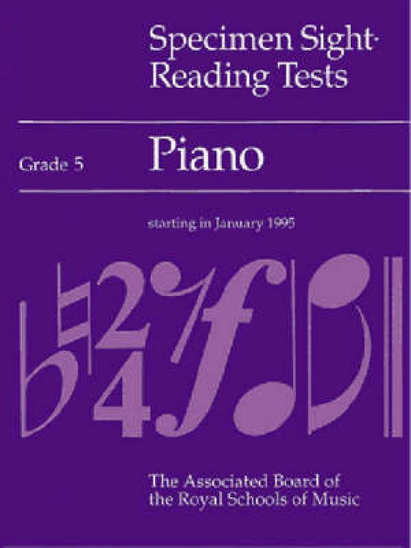 Image of Specimen Sight-Reading Tests Grade 5 Paperback