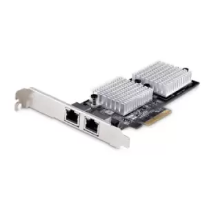 image of StarTech.com 2-Port 10GbE PCIe Network Adapter Card Network Card for PCs/Servers Six-Speed PCIe Ethernet Card with Jumbo Frame Support NIC/LAN Interfa