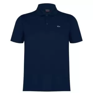 Paul And Shark Logo Polo Shirt - Blue