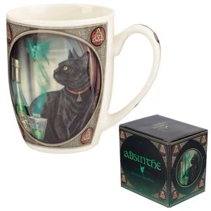 image of Absinthe Cat New Bone China Mug