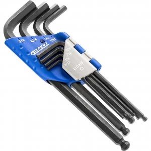 Image of Expert by Facom 8 Piece Long Ball End Hexagon Allen Key Set Imperial