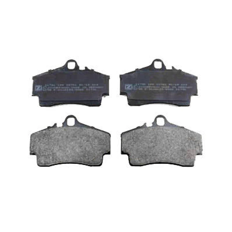 Image of ZIMMERMANN 21792.155.9 Brake pad set pb:z Rear Axle, prepared for wear warning indicator, Photo corresponds to scope of supply Brake Pad Set,disc bra