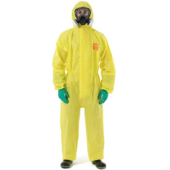 Image of Yellow Coveralls Size XL - Ansell
