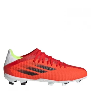 Image of adidas X .3 Childrens FG Football Boots - Red/SolarRed