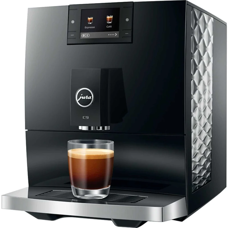 Image of JURA C9-PIANO-15757 C9 Automatic Bean To Cup Coffee Machine 15757 - Piano Black JURA C9-PIANO-15757